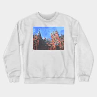 St Pancras Station, London Crewneck Sweatshirt